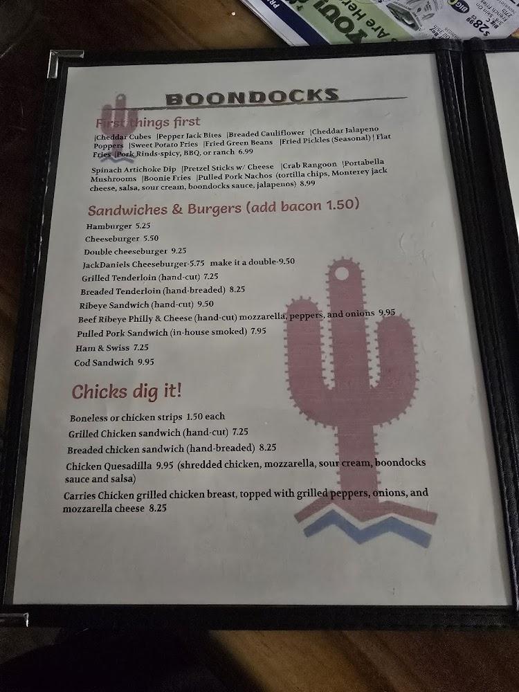 Boondocks Bar & Grill Spinach Artichoke Dip